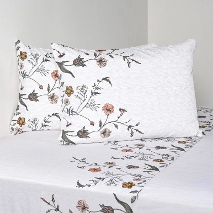 Juego de sábanas Cannon Home Queen de 200-thread-count – Taffy