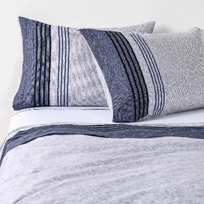 Juego de sábanas Cannon Home Queen de 200-thread-count – Caribou